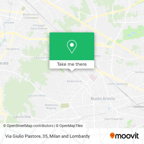 Via Giulio Pastore, 35 map