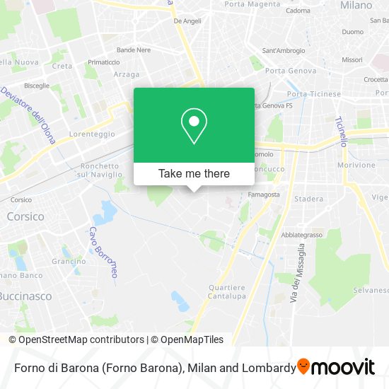 Forno di Barona (Forno Barona) map