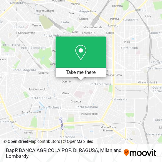 BapR BANCA AGRICOLA POP. DI RAGUSA map