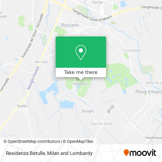 Residenza Betulle map
