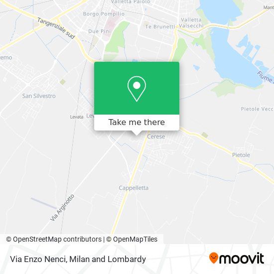 Via Enzo Nenci map