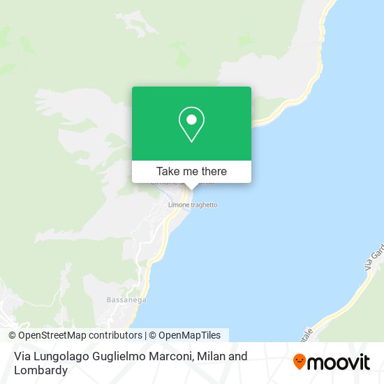 Via Lungolago Guglielmo Marconi map