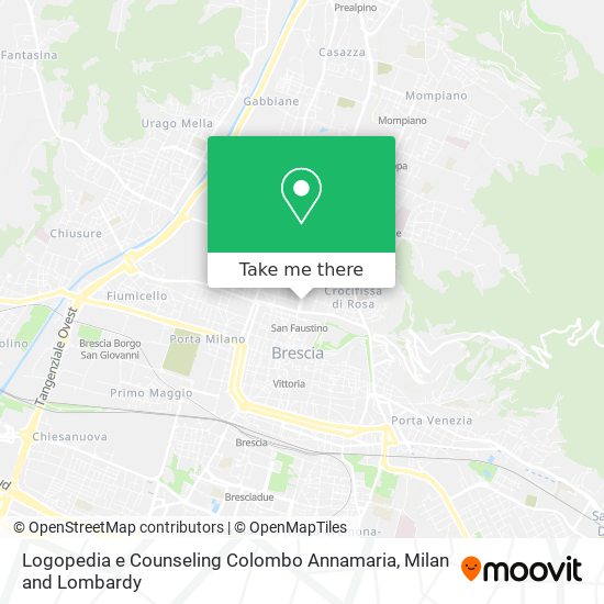 Logopedia e Counseling Colombo Annamaria map