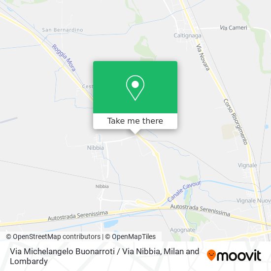 Via Michelangelo Buonarroti / Via Nibbia map