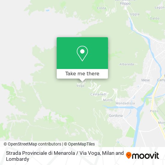 Strada Provinciale di Menarola / Via Voga map