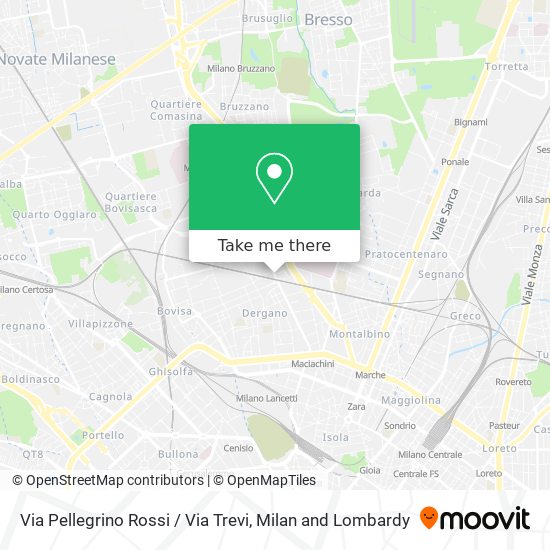 Via Pellegrino Rossi / Via Trevi map