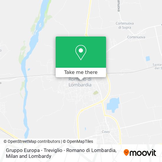 Gruppo Europa - Treviglio - Romano di Lombardia map