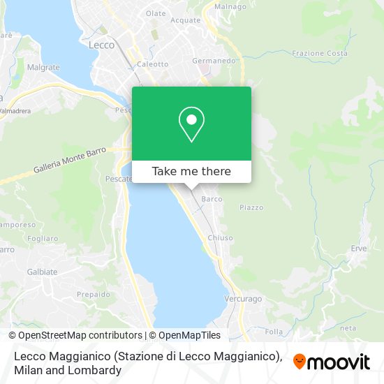 Lecco Maggianico (Stazione di Lecco Maggianico) map