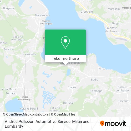 Andrea Pellizzari Automotive Service map
