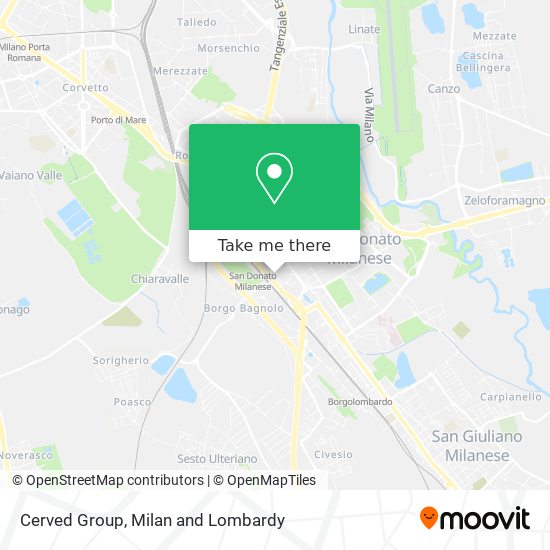 Cerved Group map