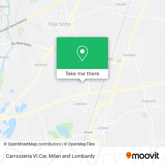 Carrozzeria VI.Car map
