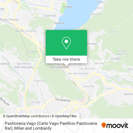 Pasticceria Vago (Carlo Vago Panificio Pasticceria Bar) map