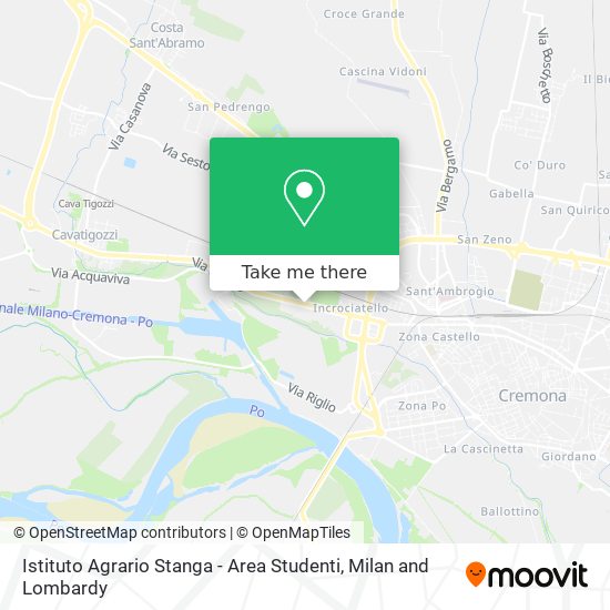 Istituto Agrario Stanga - Area Studenti map