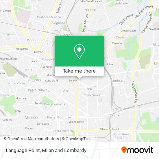Language Point map