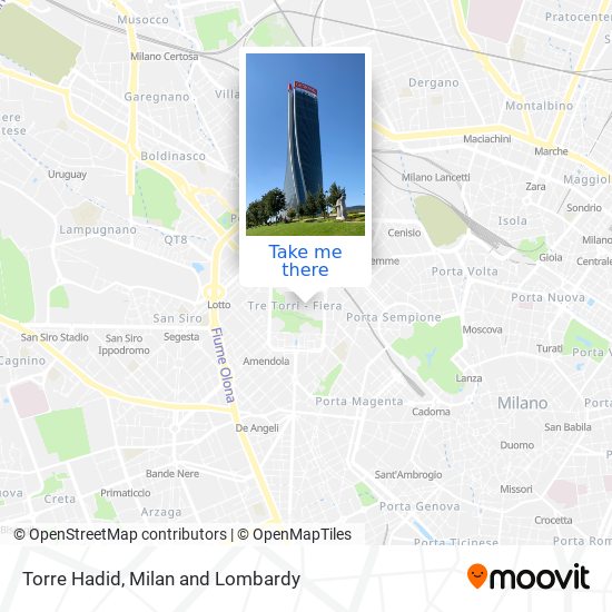 Torre Hadid map