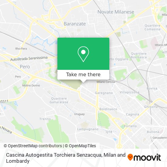Cascina Autogestita Torchiera Senzacqua map