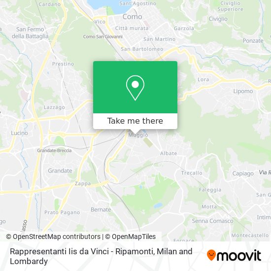 Rappresentanti Iis da Vinci - Ripamonti map