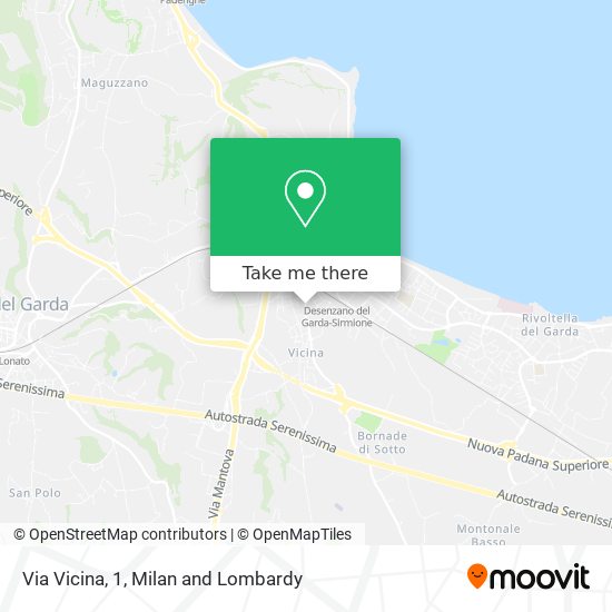 Via Vicina, 1 map