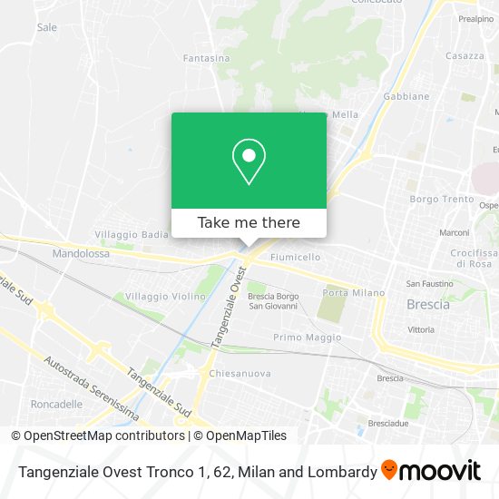 Tangenziale Ovest Tronco 1, 62 map