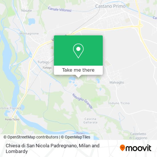 Chiesa di San Nicola Padregnano map