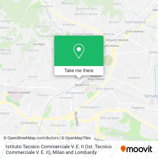 Istituto Tecnico Commerciale V. E. II map