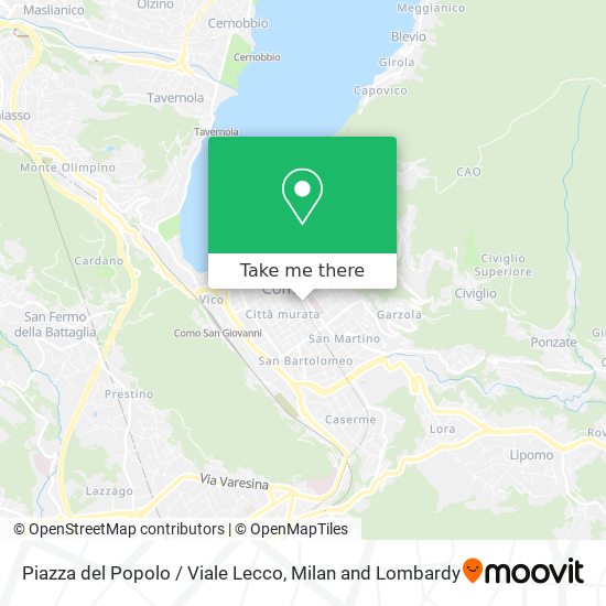 Piazza del Popolo / Viale Lecco map