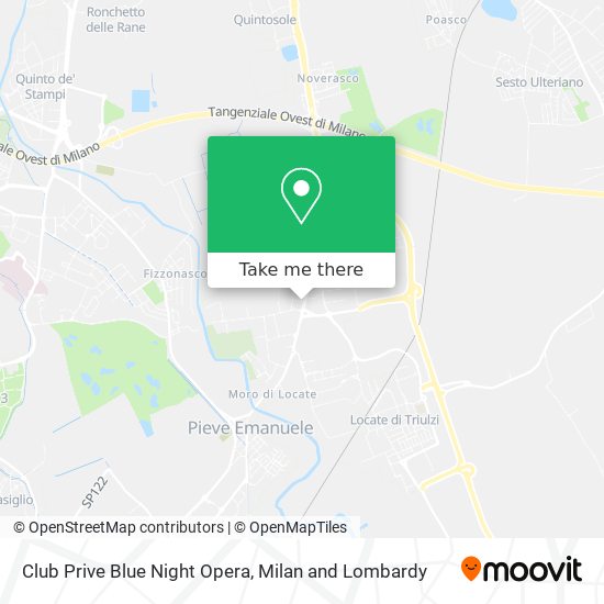 Club Prive Blue Night Opera map
