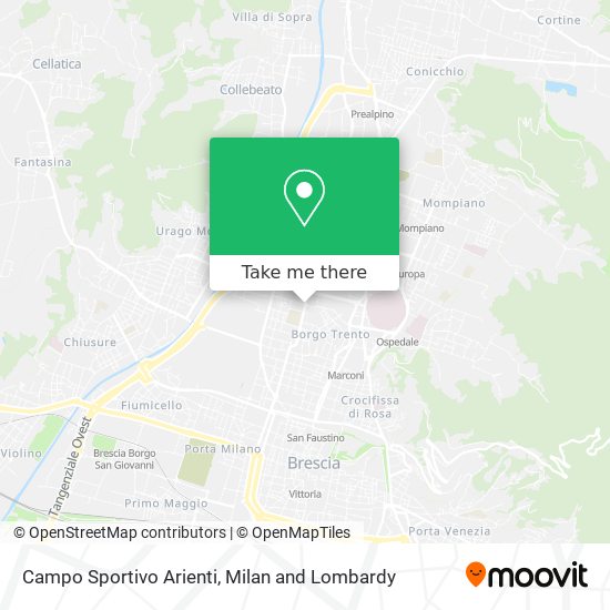 Campo Sportivo Arienti map