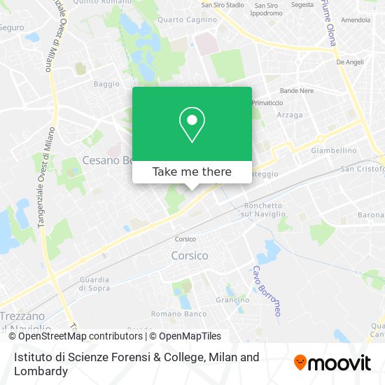 Istituto di Scienze Forensi & College map