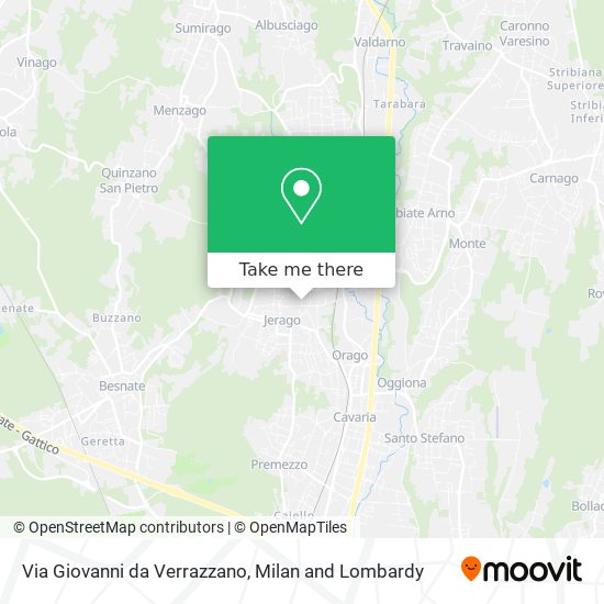 Via Giovanni da Verrazzano map