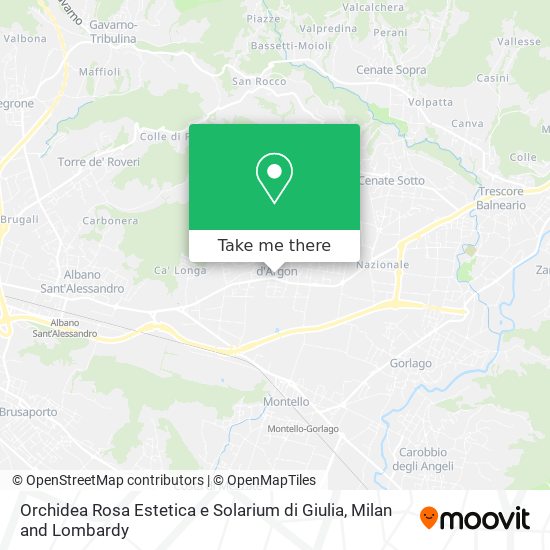 Orchidea Rosa Estetica e Solarium di Giulia map