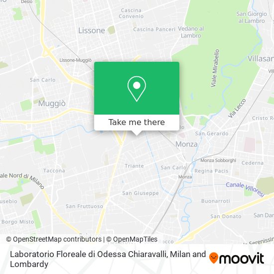 Laboratorio Floreale di Odessa Chiaravalli map