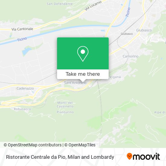 Ristorante Centrale da Pio map