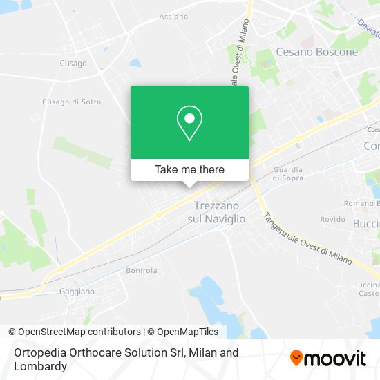 Ortopedia Orthocare Solution Srl map