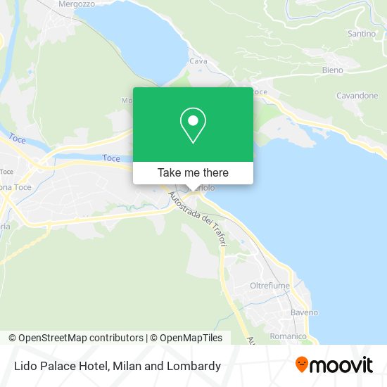 Lido Palace Hotel map