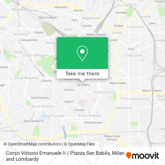 Corso Vittorio Emanuele II / Piazza San Babila map
