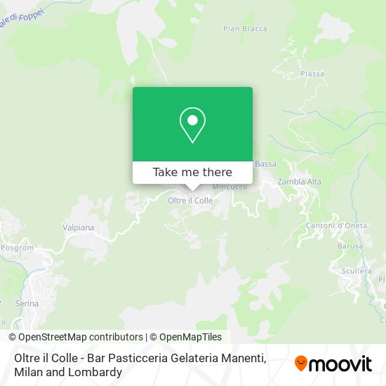 Oltre il Colle - Bar Pasticceria Gelateria Manenti map