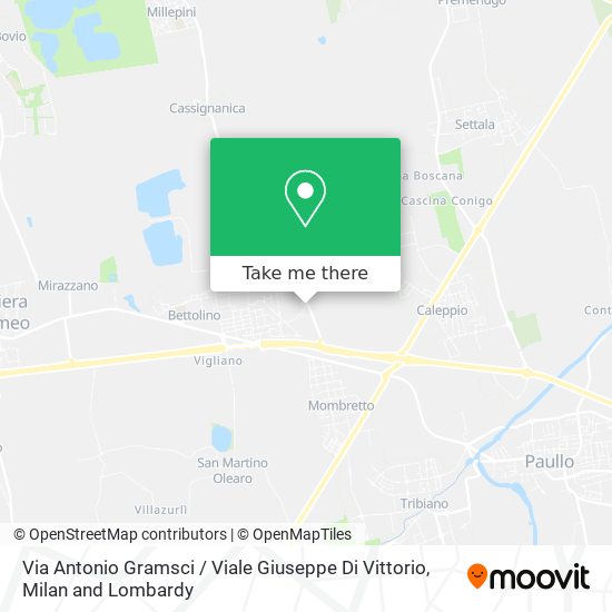 Via Antonio Gramsci / Viale Giuseppe Di Vittorio map