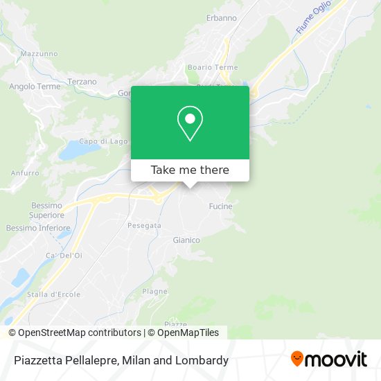 Piazzetta Pellalepre map