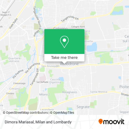 Dimora Mariasal map