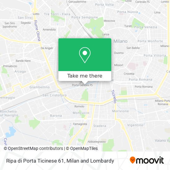 Ripa di Porta Ticinese  61 map