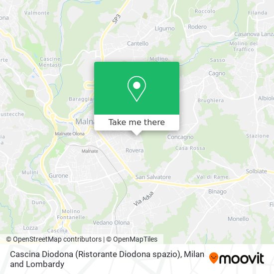 Cascina Diodona (Ristorante Diodona spazio) map