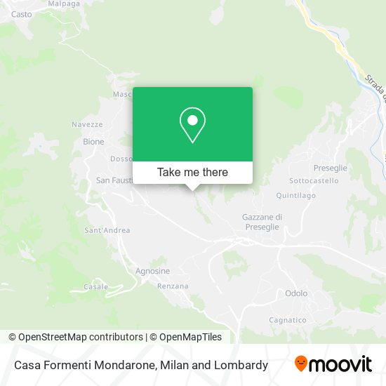 Casa Formenti Mondarone map