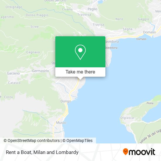 Rent a Boat map