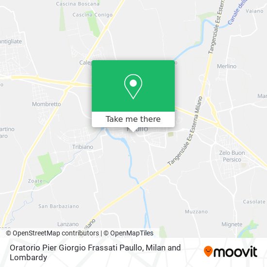 Oratorio Pier Giorgio Frassati Paullo map