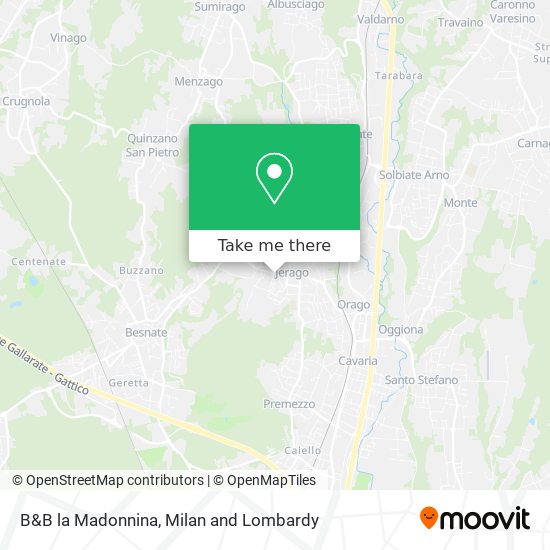 B&B la Madonnina map