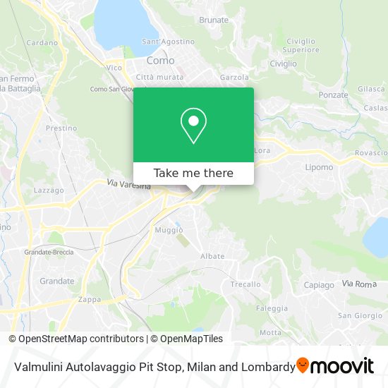 Valmulini Autolavaggio Pit Stop map