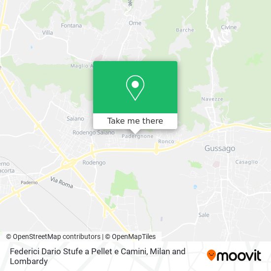 Federici Dario Stufe a Pellet e Camini map