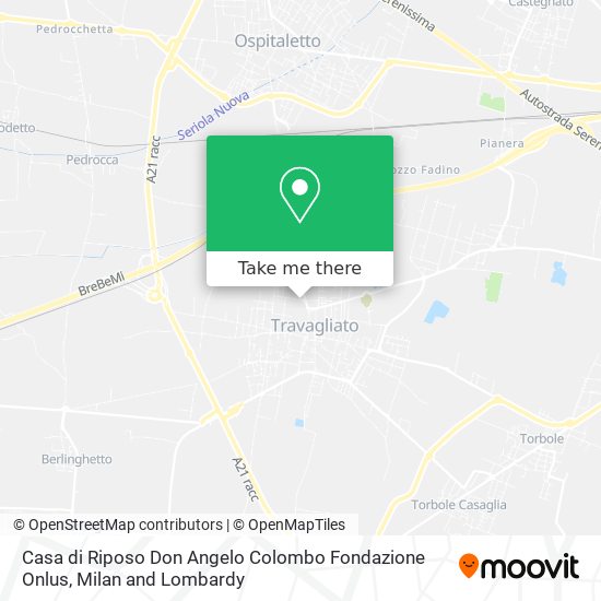 Casa di Riposo Don Angelo Colombo Fondazione Onlus map