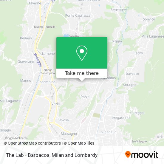 The Lab - Barbacoa map